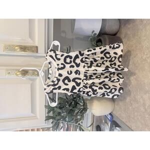 Girl Leopard Print Dress 9-12 Months